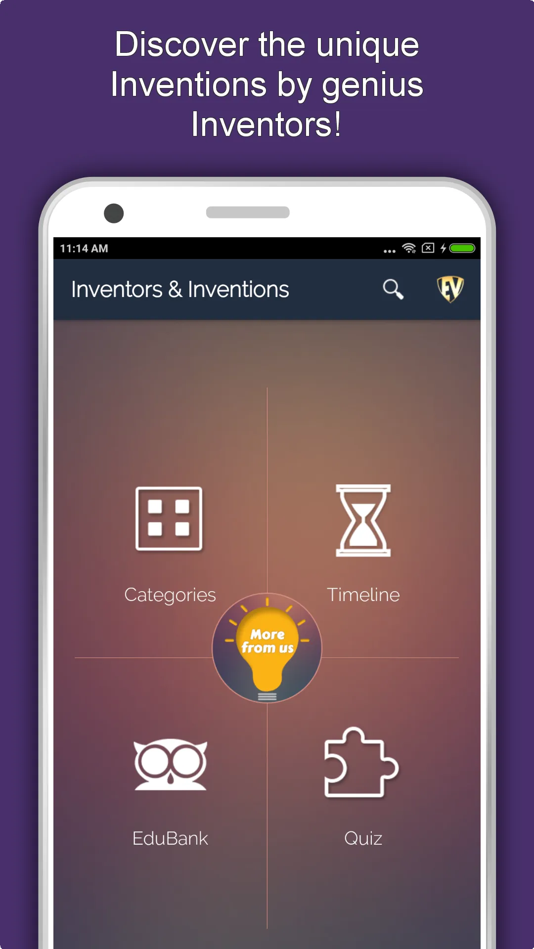 Inventions and Inventors App | Indus Appstore | Screenshot