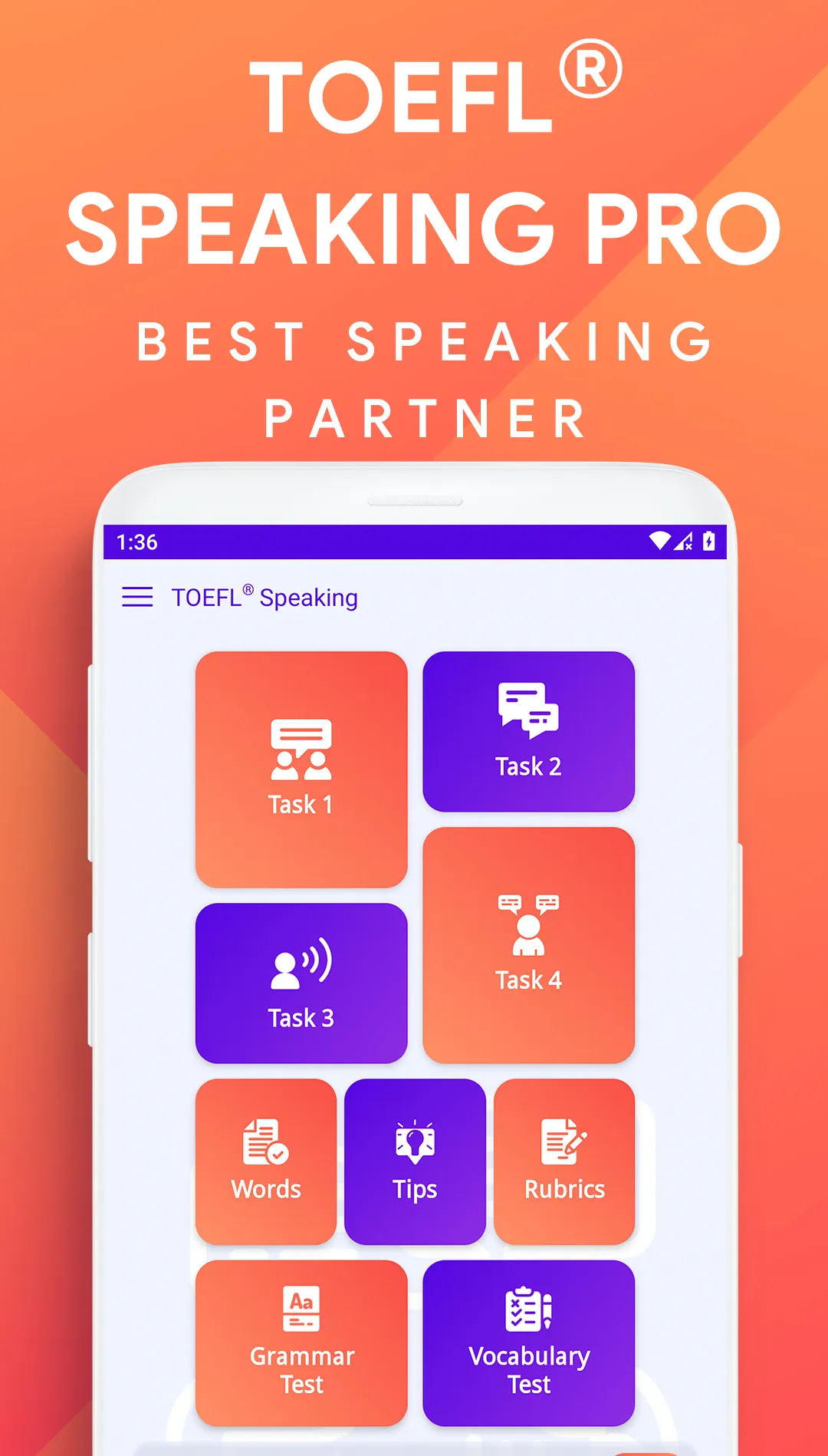 Speaking: TOEFL® Speaking | Indus Appstore | Screenshot