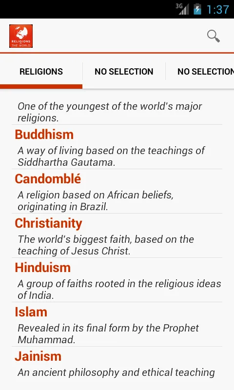 Religions of the world | Indus Appstore | Screenshot