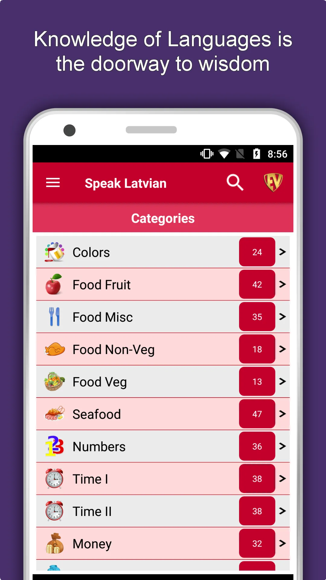 Learn Latvian Language Offline | Indus Appstore | Screenshot