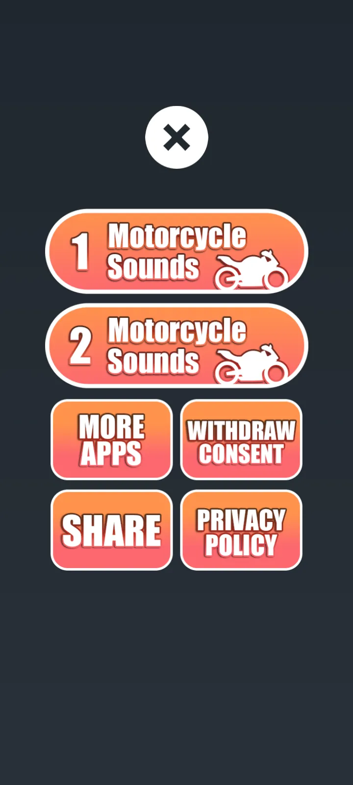 Motorcycle sounds | Indus Appstore | Screenshot