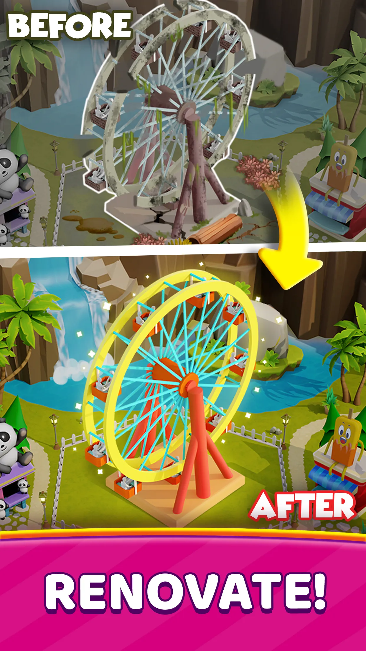 Funtown: Match-3 & Theme Parks | Indus Appstore | Screenshot