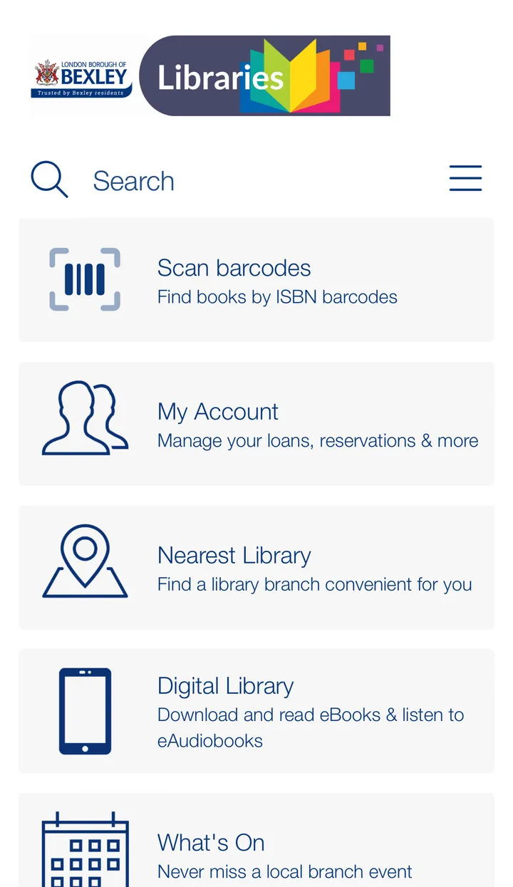 Bexley Libraries | Indus Appstore | Screenshot