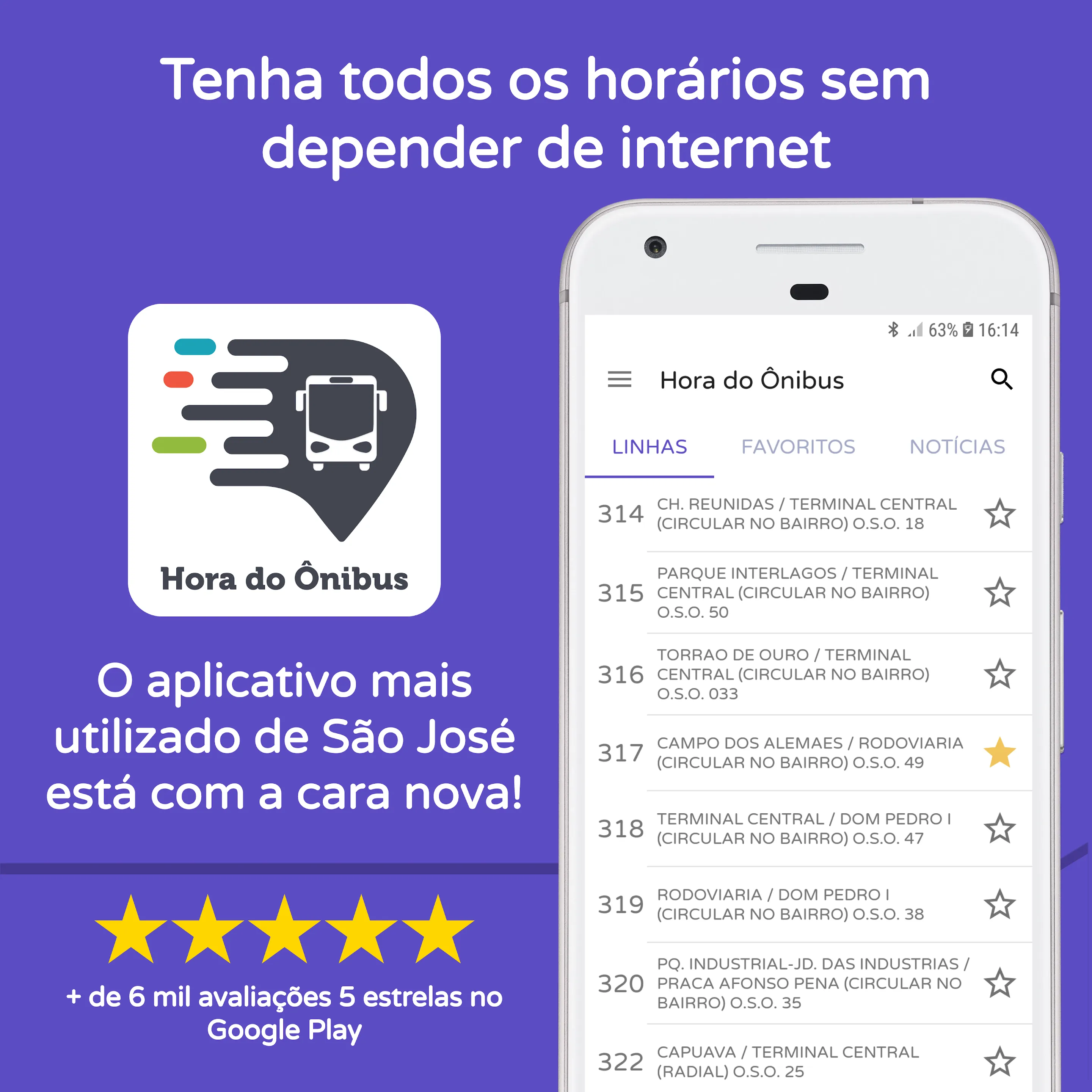 Bus Times São José dos Campos | Indus Appstore | Screenshot