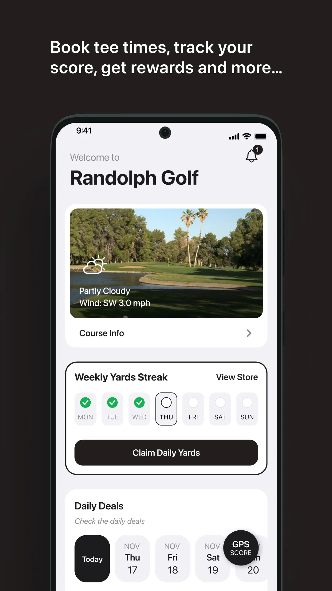 Randolph Golf Complex | Indus Appstore | Screenshot