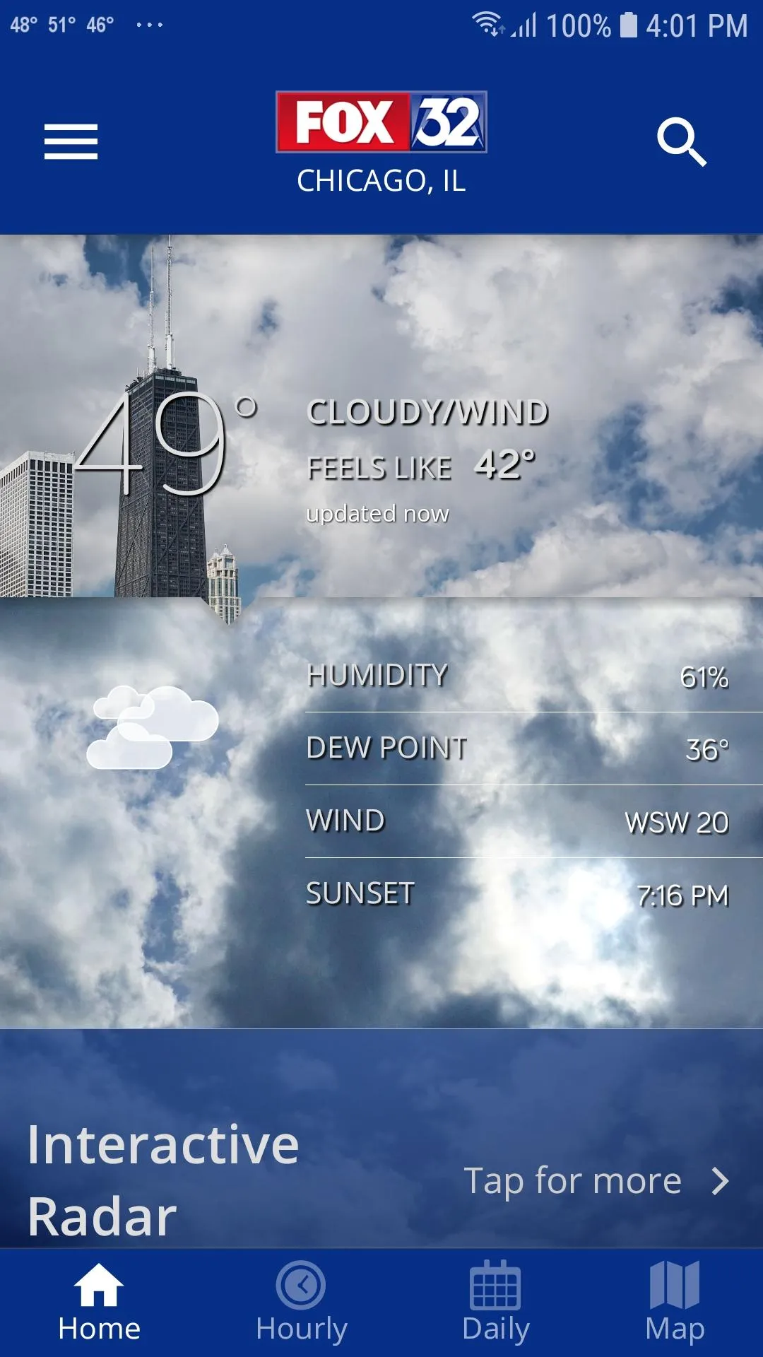 FOX 32 Chicago: Weather | Indus Appstore | Screenshot