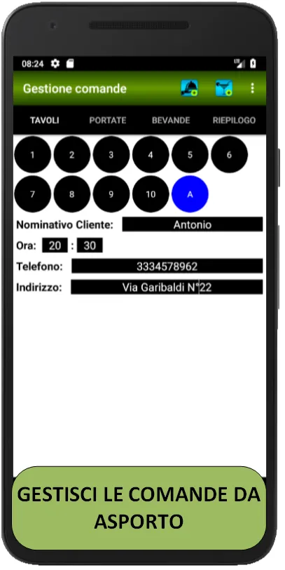 Gestione Comande Ristorante | Indus Appstore | Screenshot