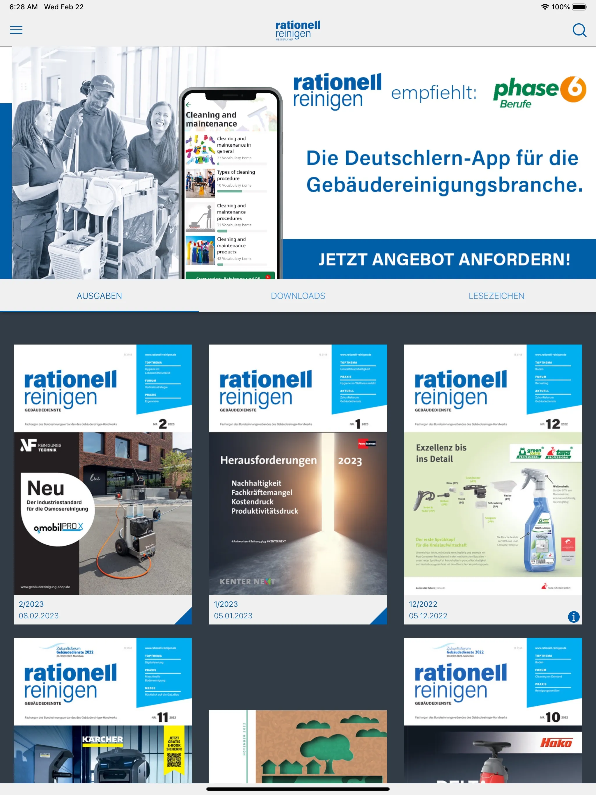 rationell reinigen | Indus Appstore | Screenshot