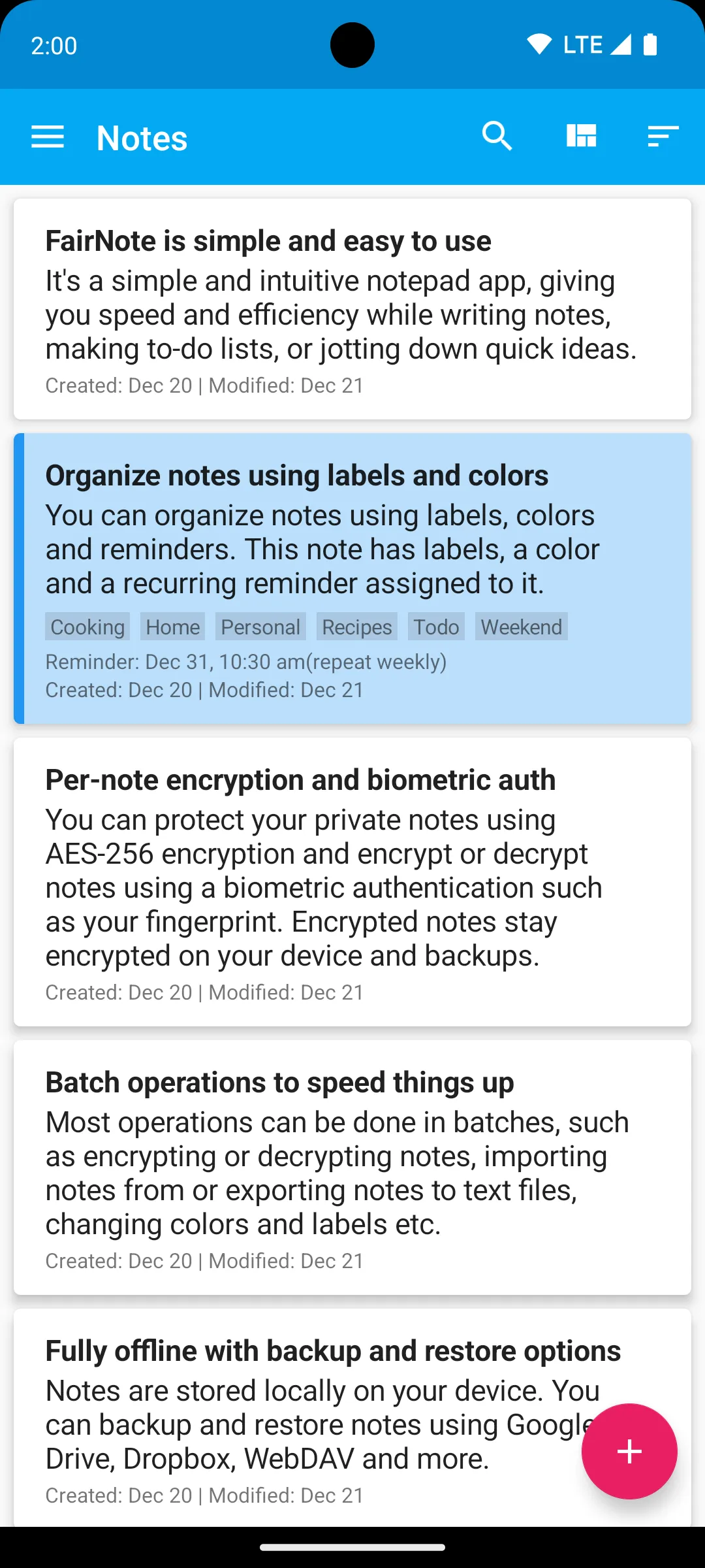 FairNote - Fast Notepad Notes | Indus Appstore | Screenshot