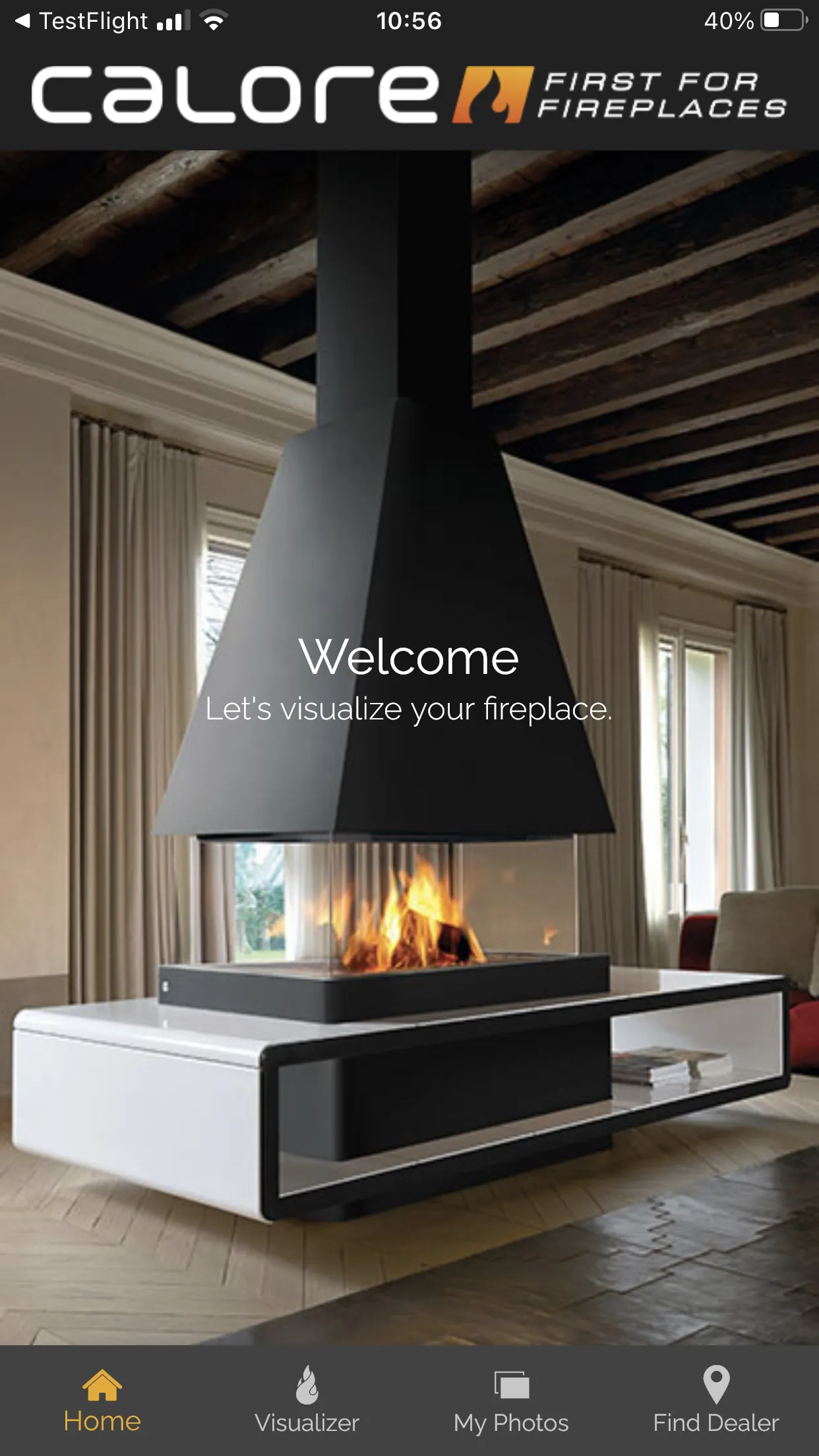 Calore Fireplaces Visualizer | Indus Appstore | Screenshot