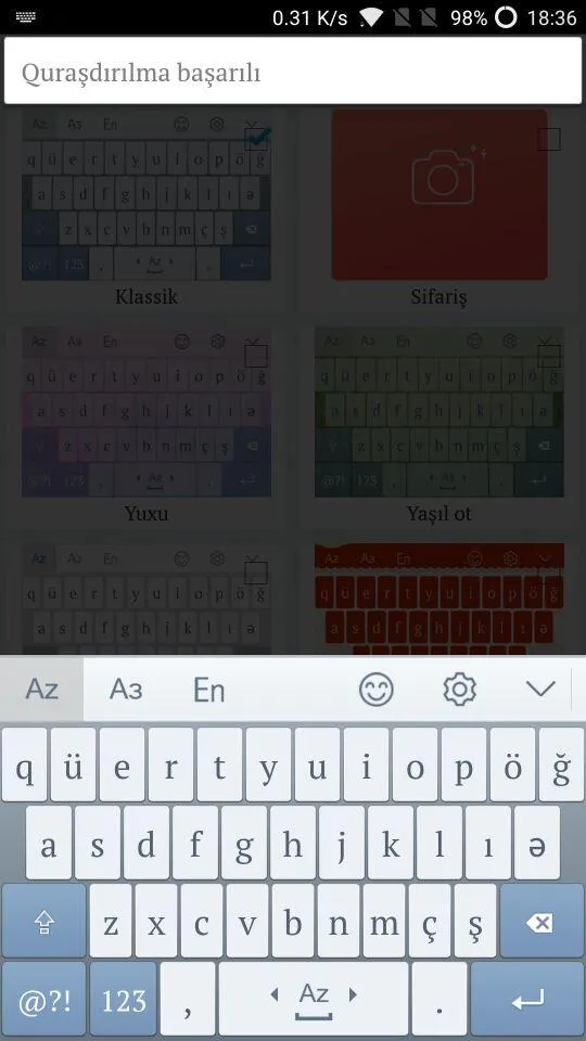 Azərbaycanca Klaviatura | Indus Appstore | Screenshot