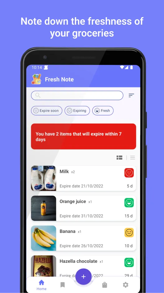 Fresh Note - Expiry Tracker | Indus Appstore | Screenshot