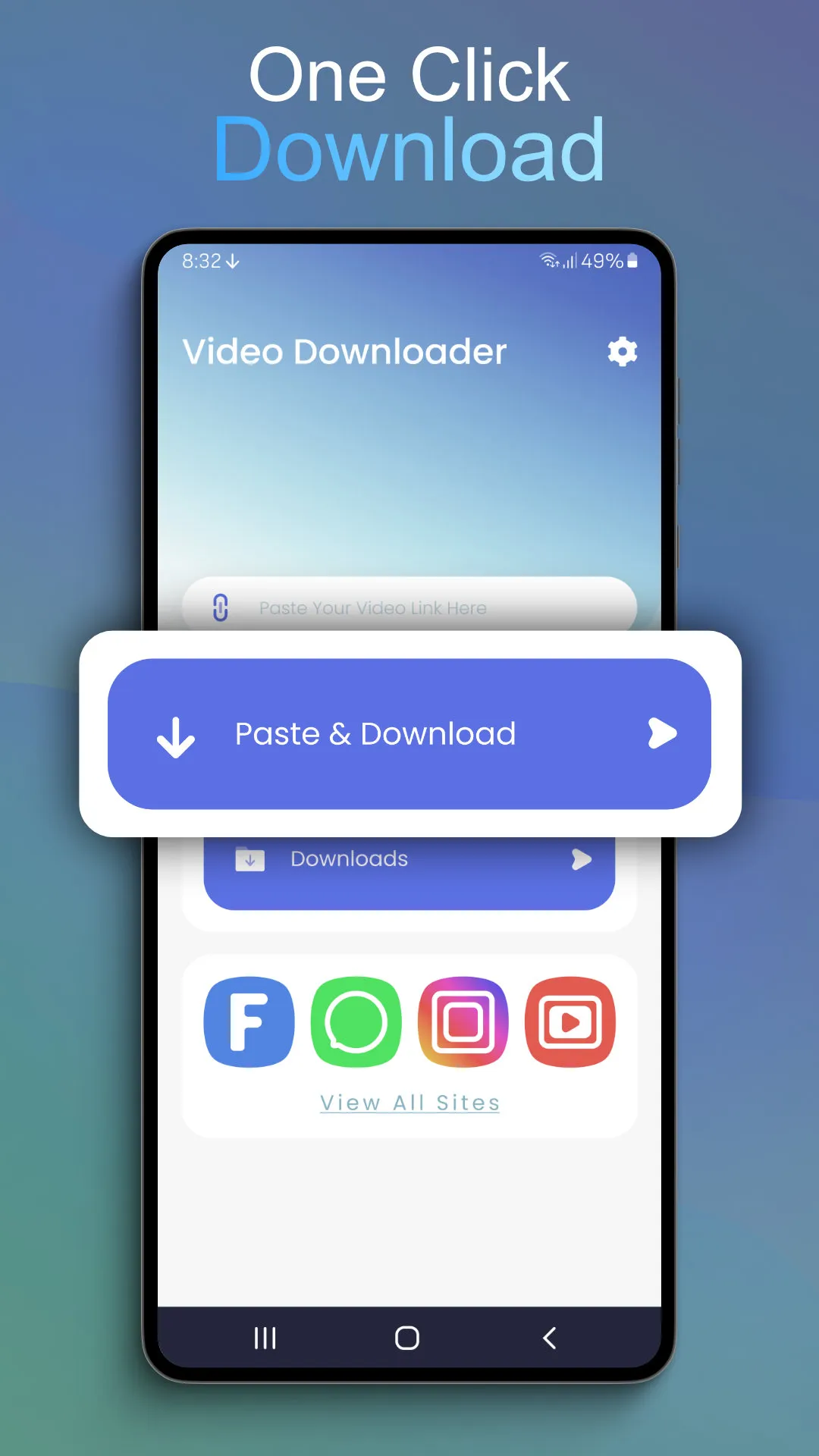 All In One Video Downloader | Indus Appstore | Screenshot