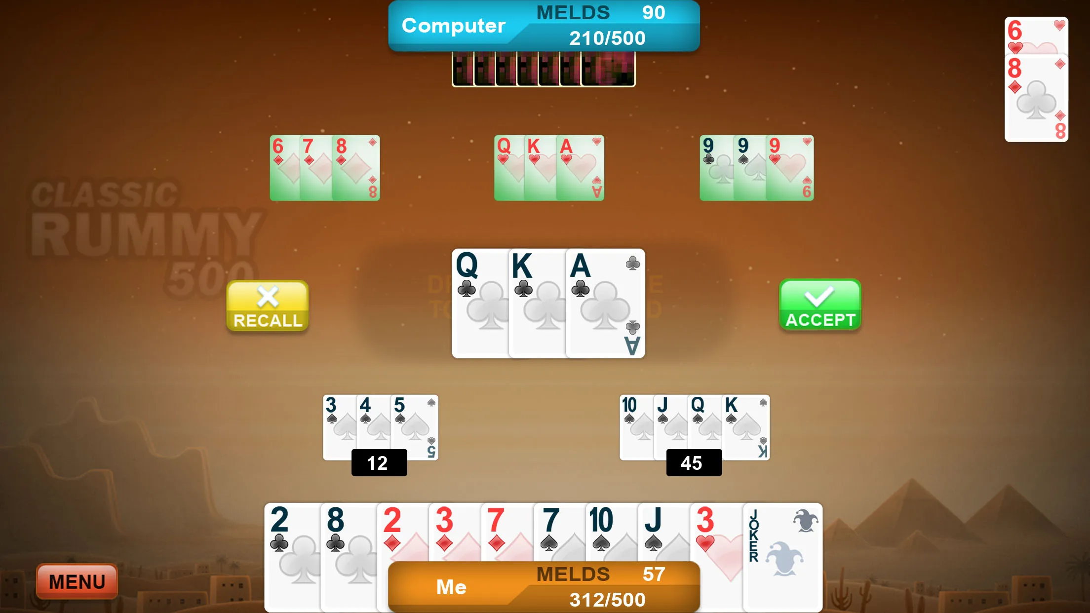 Rummy 500 Classic | Indus Appstore | Screenshot