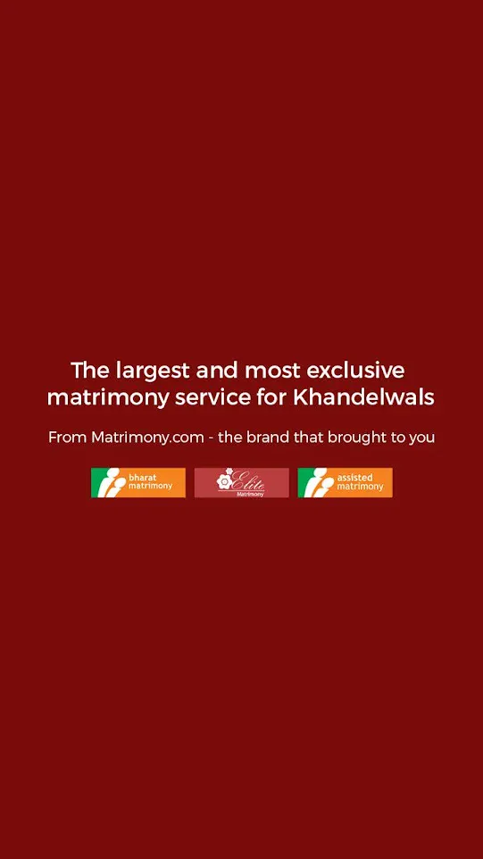 Khandelwal Matrimony- From Marwadi Matrimony Group | Indus Appstore | Screenshot