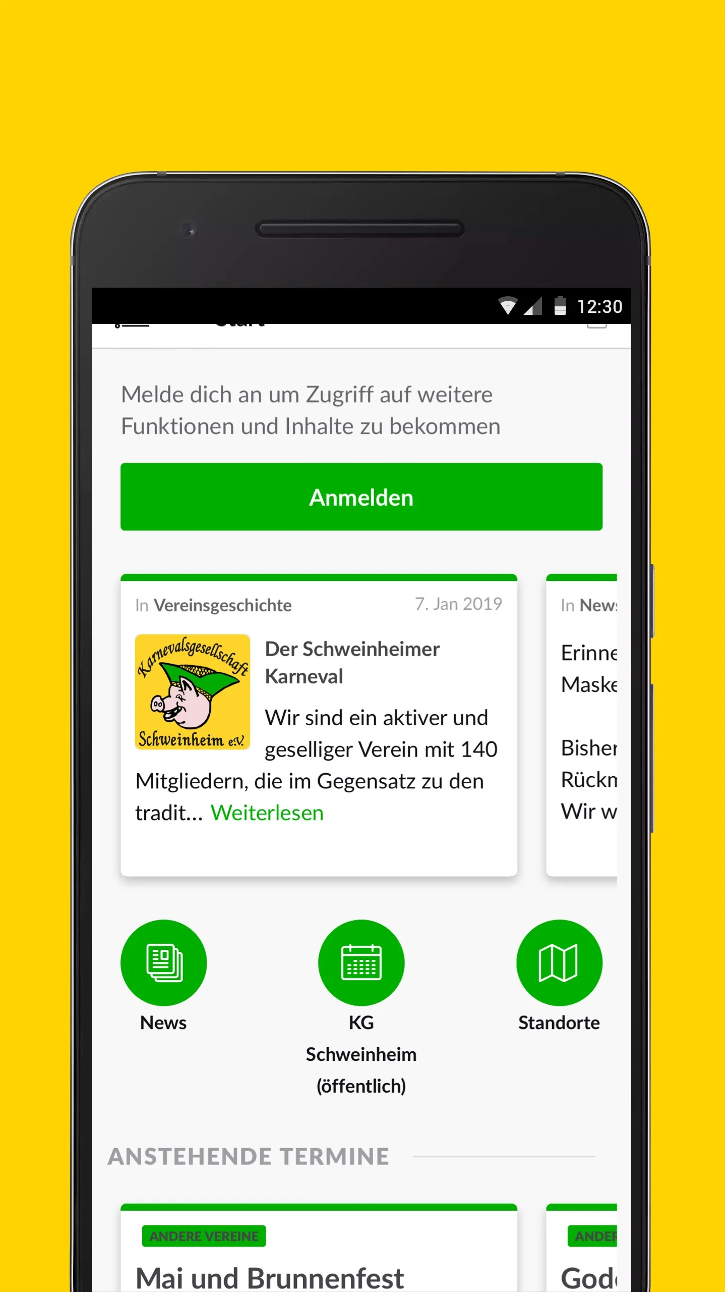 KG Schweinheim e.V. | Indus Appstore | Screenshot