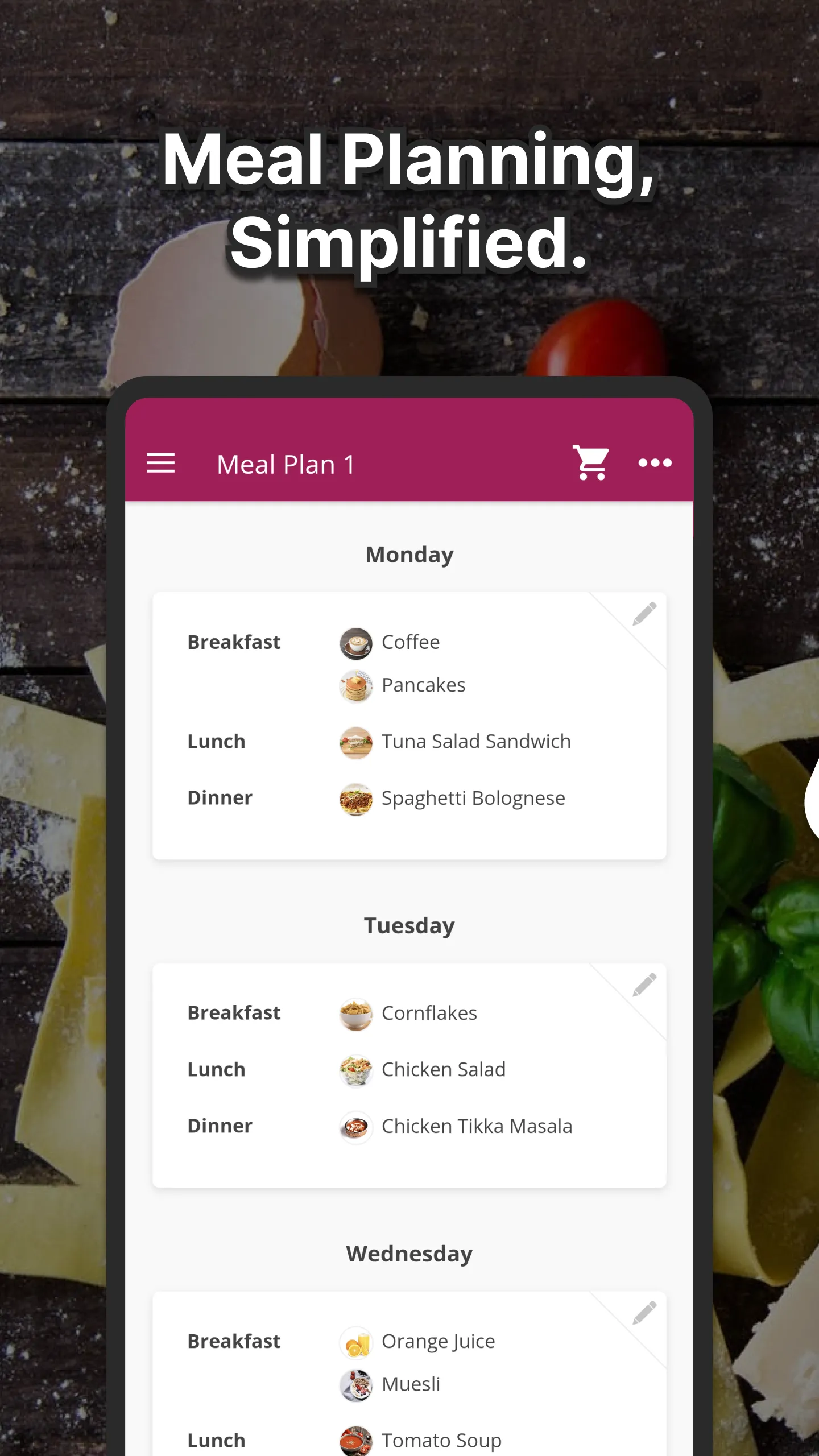 Plan Meals - Meal Planner | Indus Appstore | Screenshot