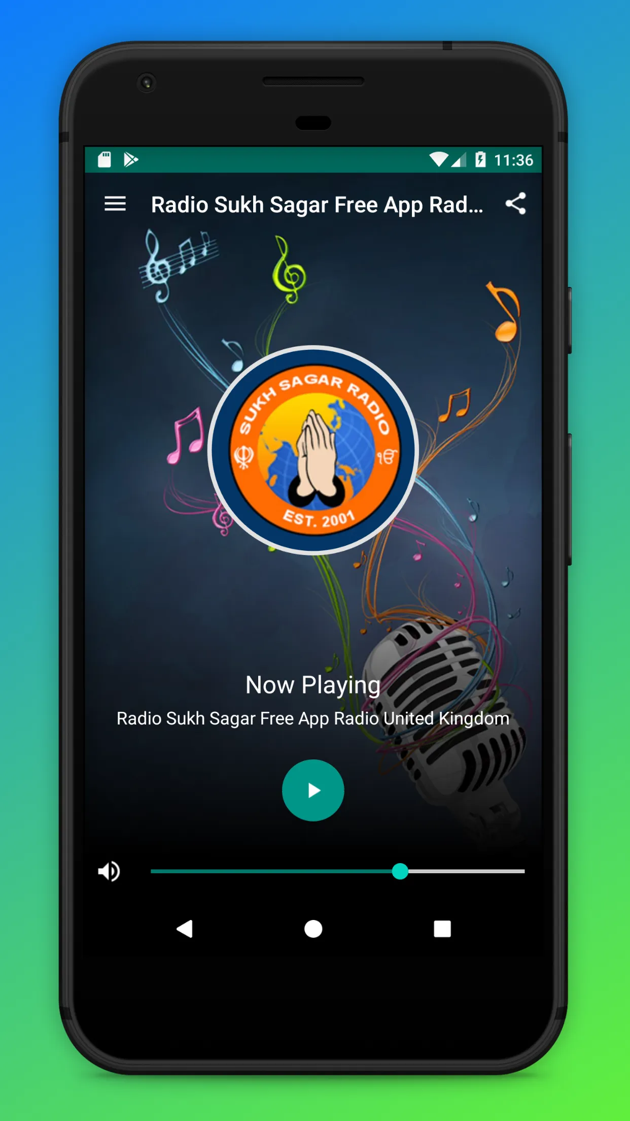 Sukh Sagar Radio UK App Online | Indus Appstore | Screenshot