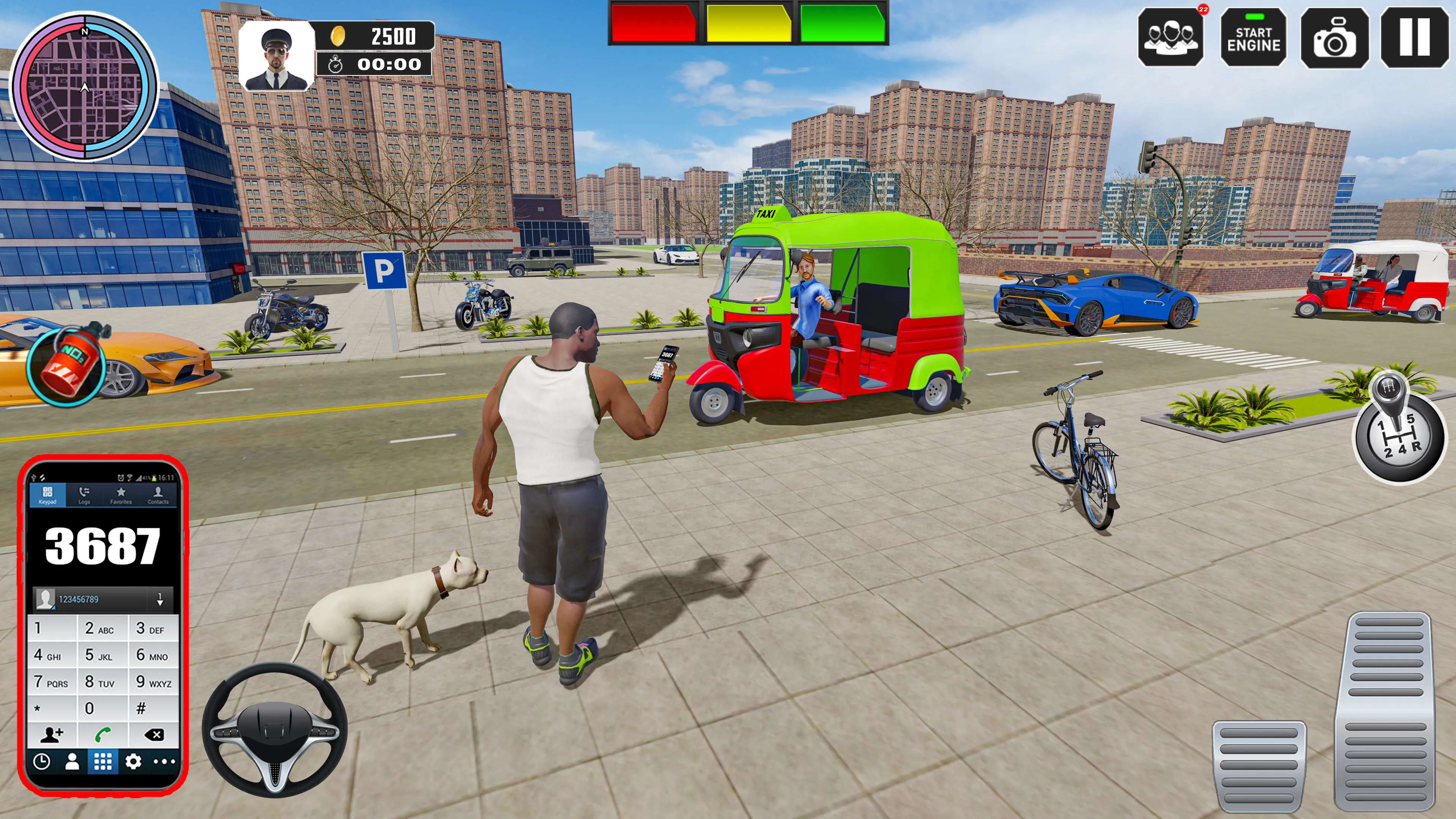 Auto Rickshaw 3D: Tuk Tuk Game | Indus Appstore | Screenshot