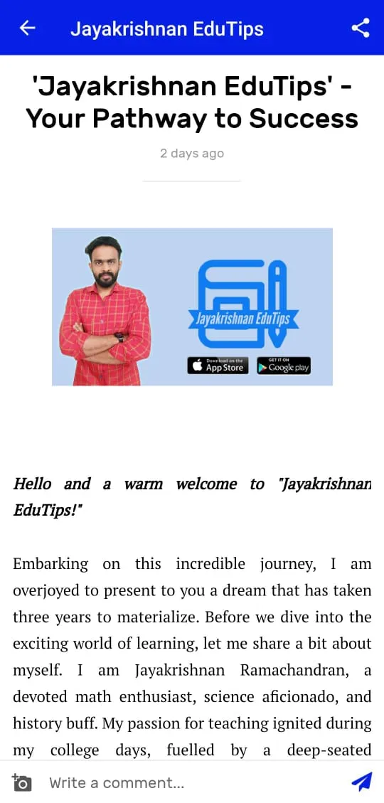 Jayakrishnan EduTips | Indus Appstore | Screenshot