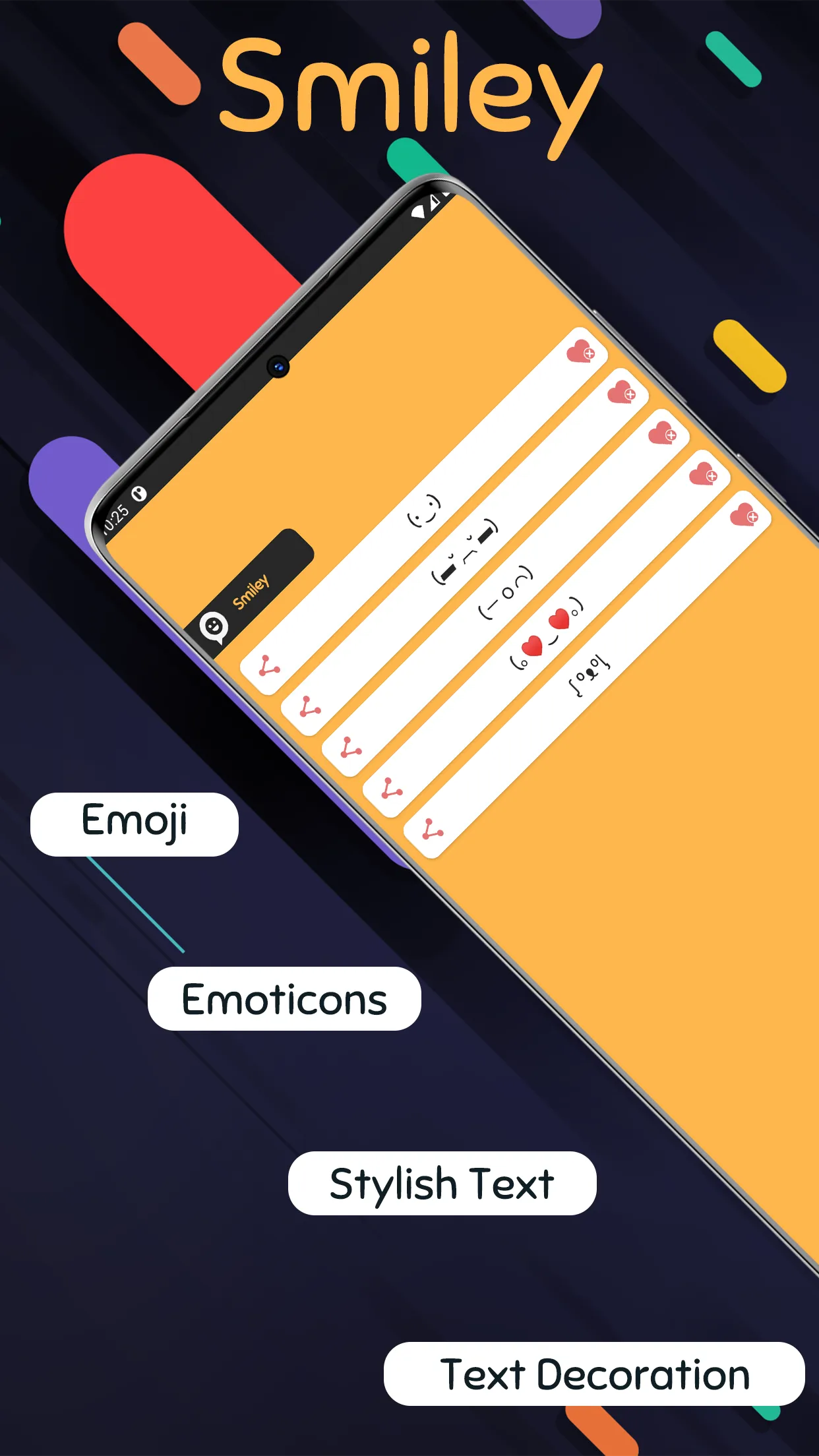 Smiley: Emoticon, Stylish Text | Indus Appstore | Screenshot