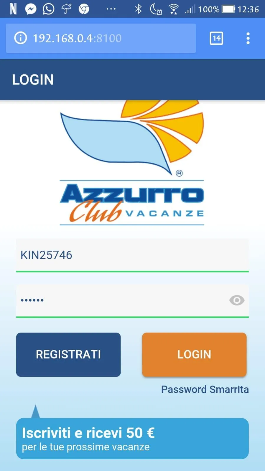 Azzurro Club Vacanze | Indus Appstore | Screenshot