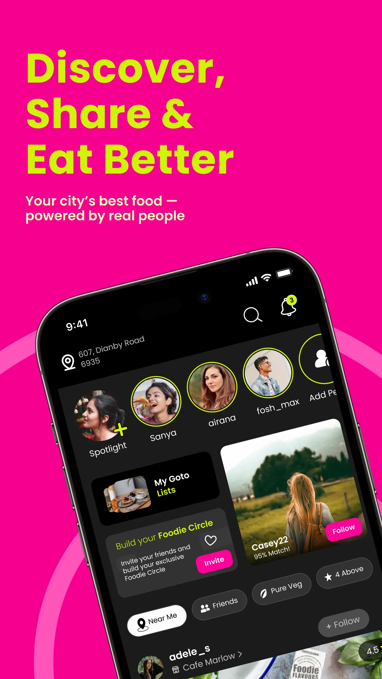 HOGR: The Food App | Indus Appstore | Screenshot