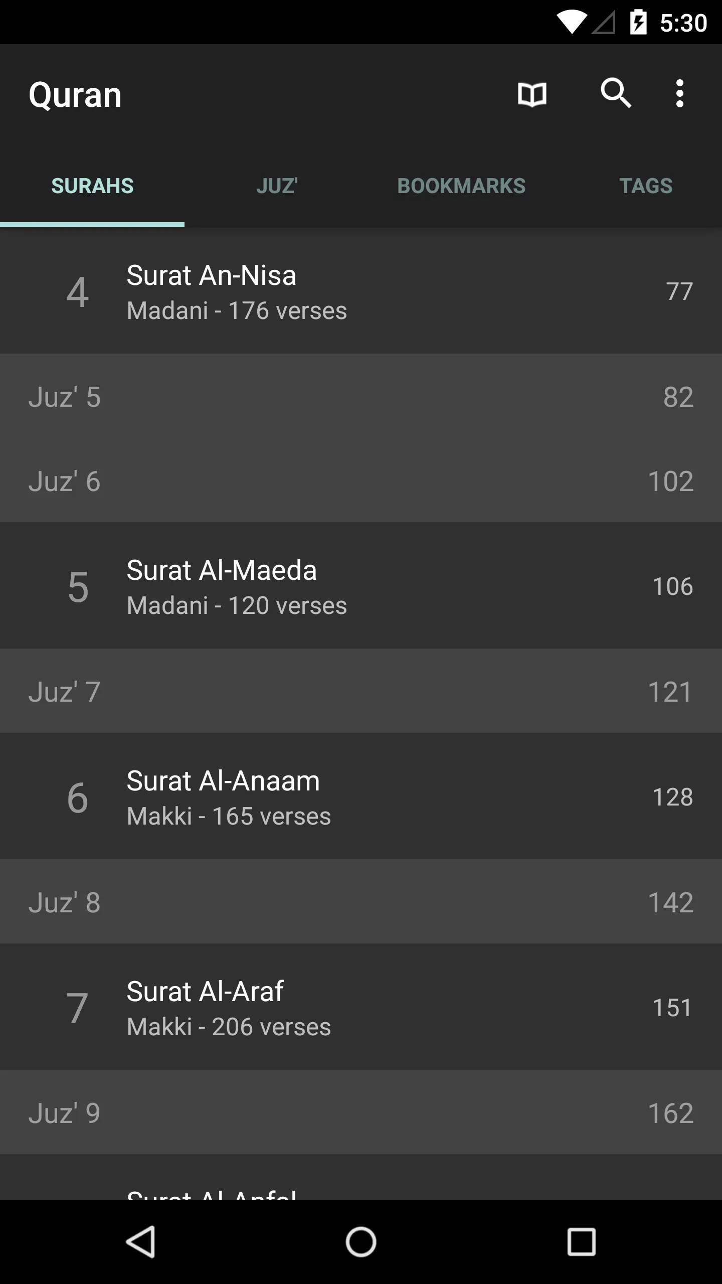 Quran for Android | Indus Appstore | Screenshot