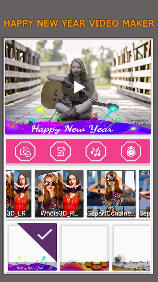 New Year Video Status Maker | Indus Appstore | Screenshot