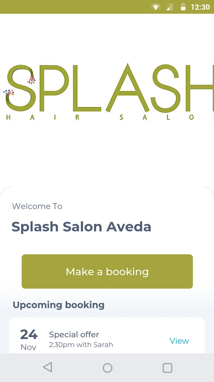 Splash Salon Aveda | Indus Appstore | Screenshot