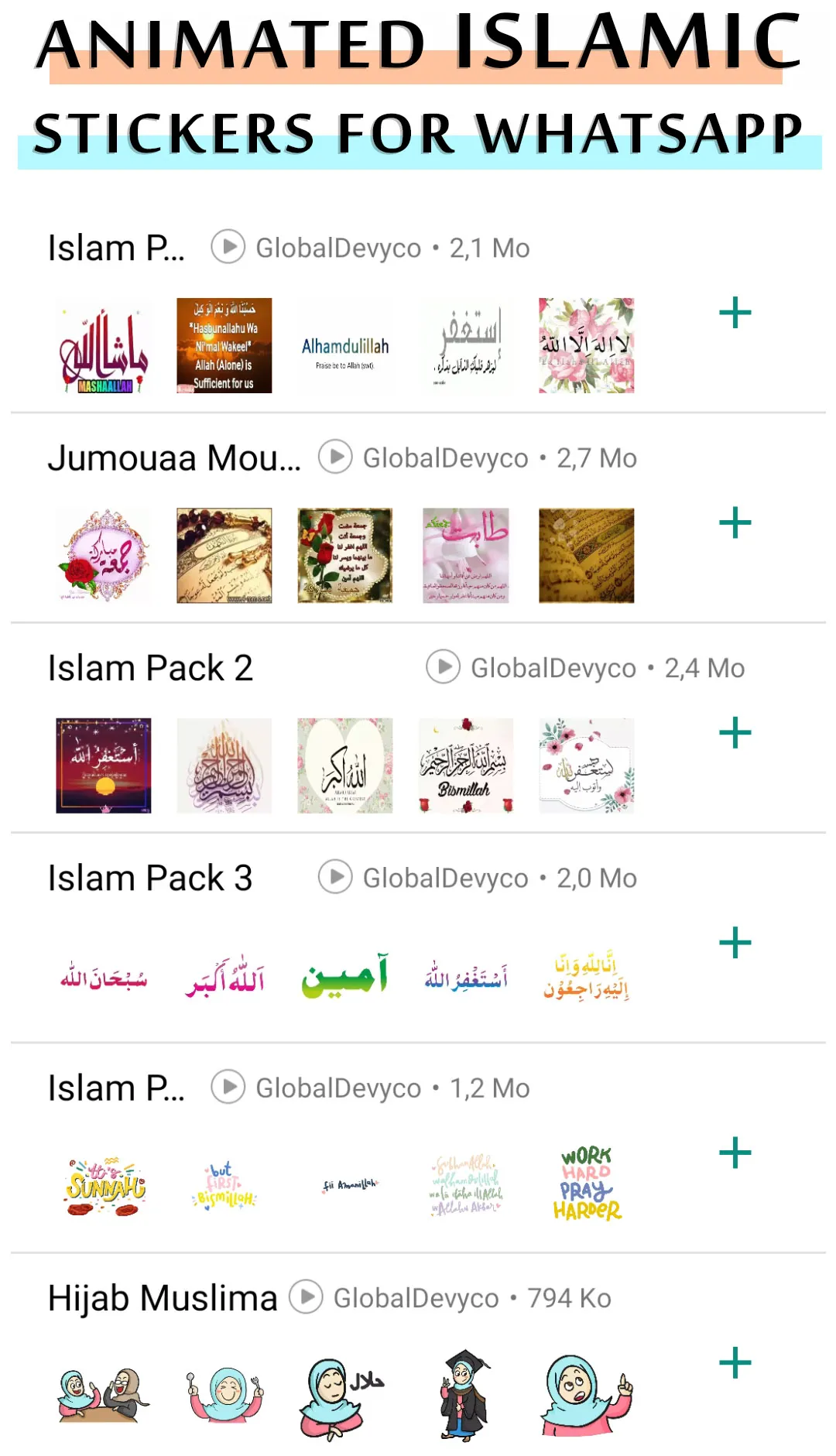 Animated Islamic WastickerApp | Indus Appstore | Screenshot