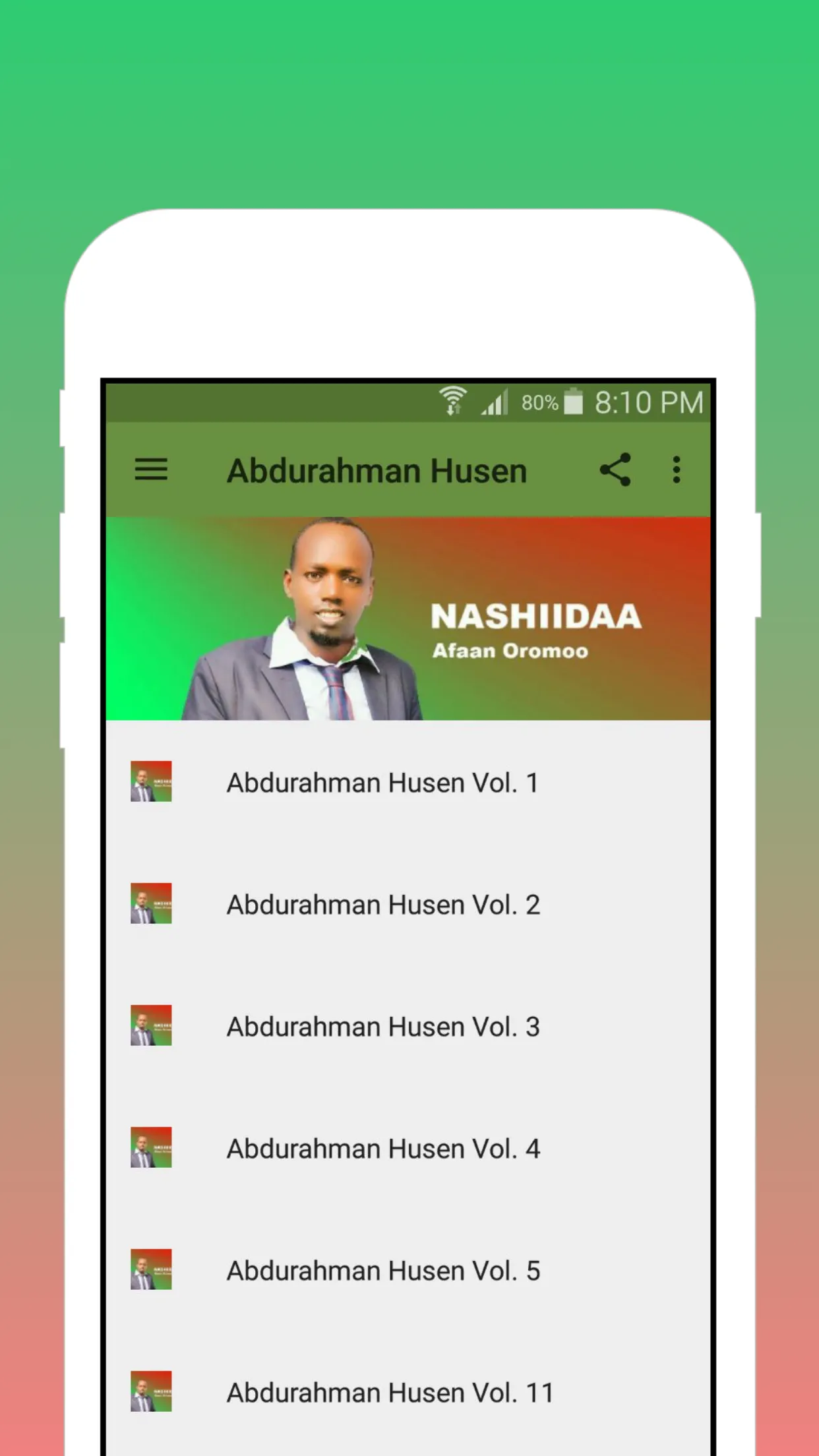 Abdurahman Husen - Nashiidaa | Indus Appstore | Screenshot