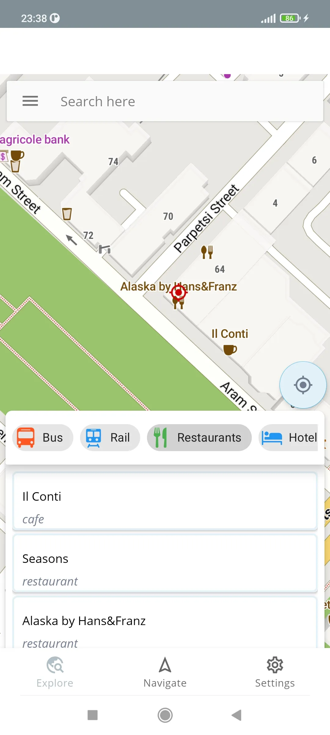 Yerevan Armenia Offline Map | Indus Appstore | Screenshot