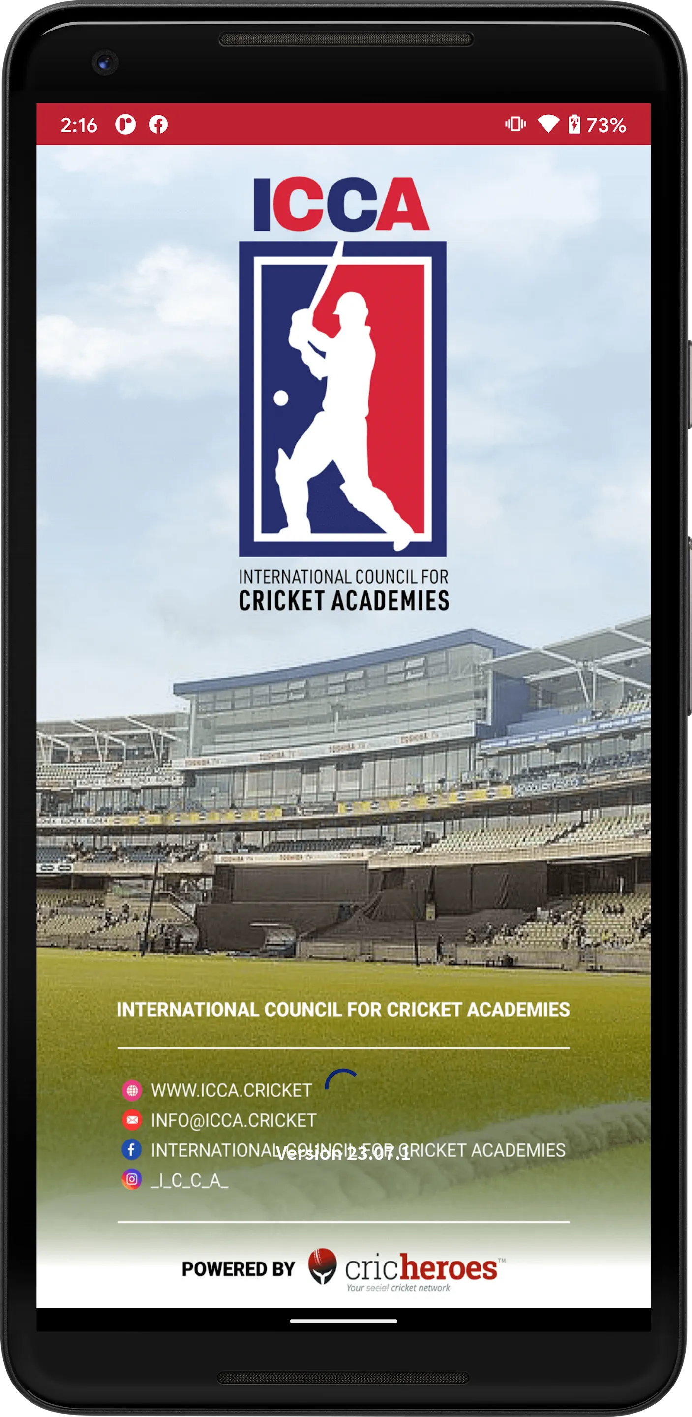 ICCA Cricket | Indus Appstore | Screenshot