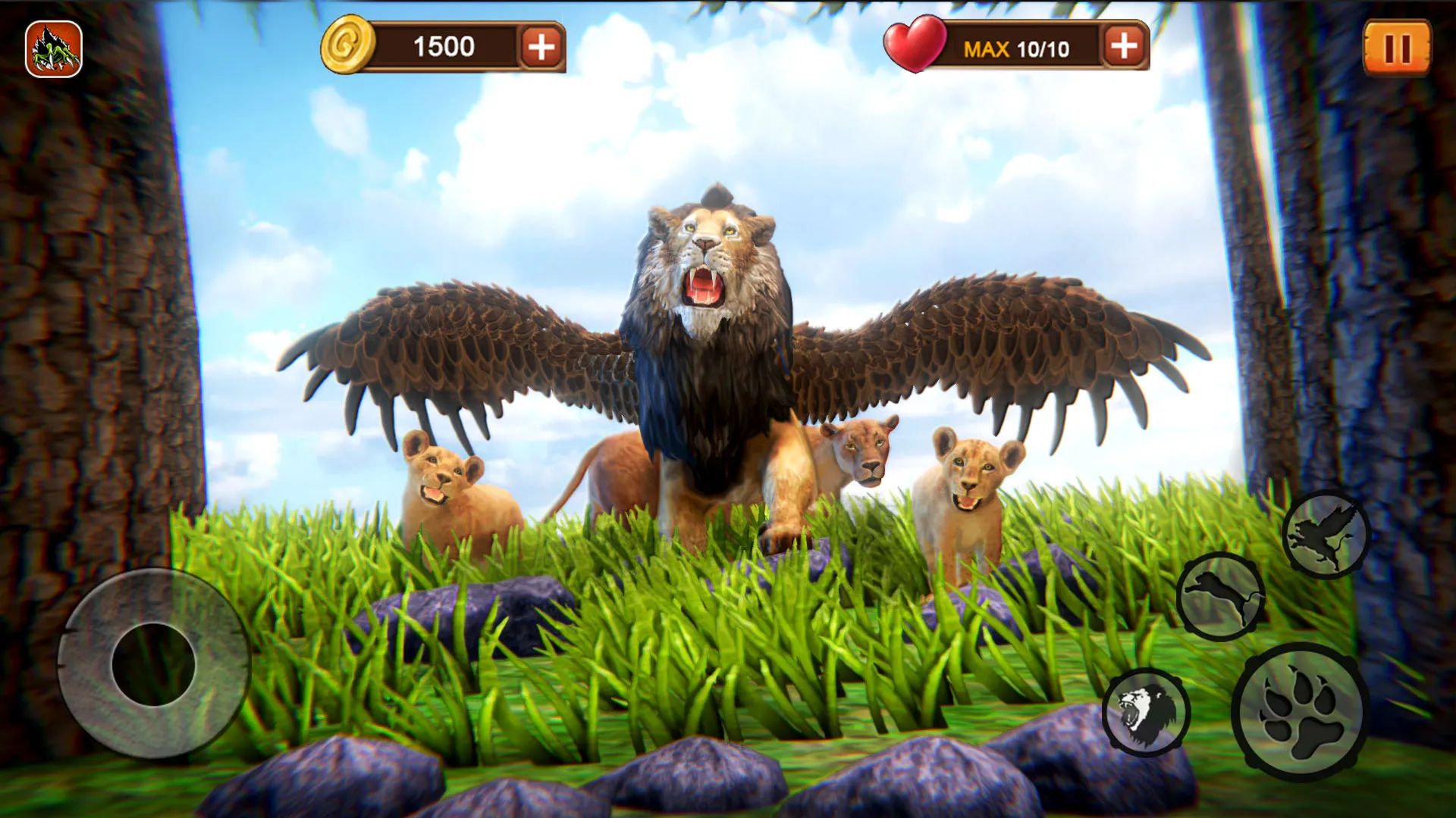 Angry Flying Lion Simulator 3d | Indus Appstore | Screenshot