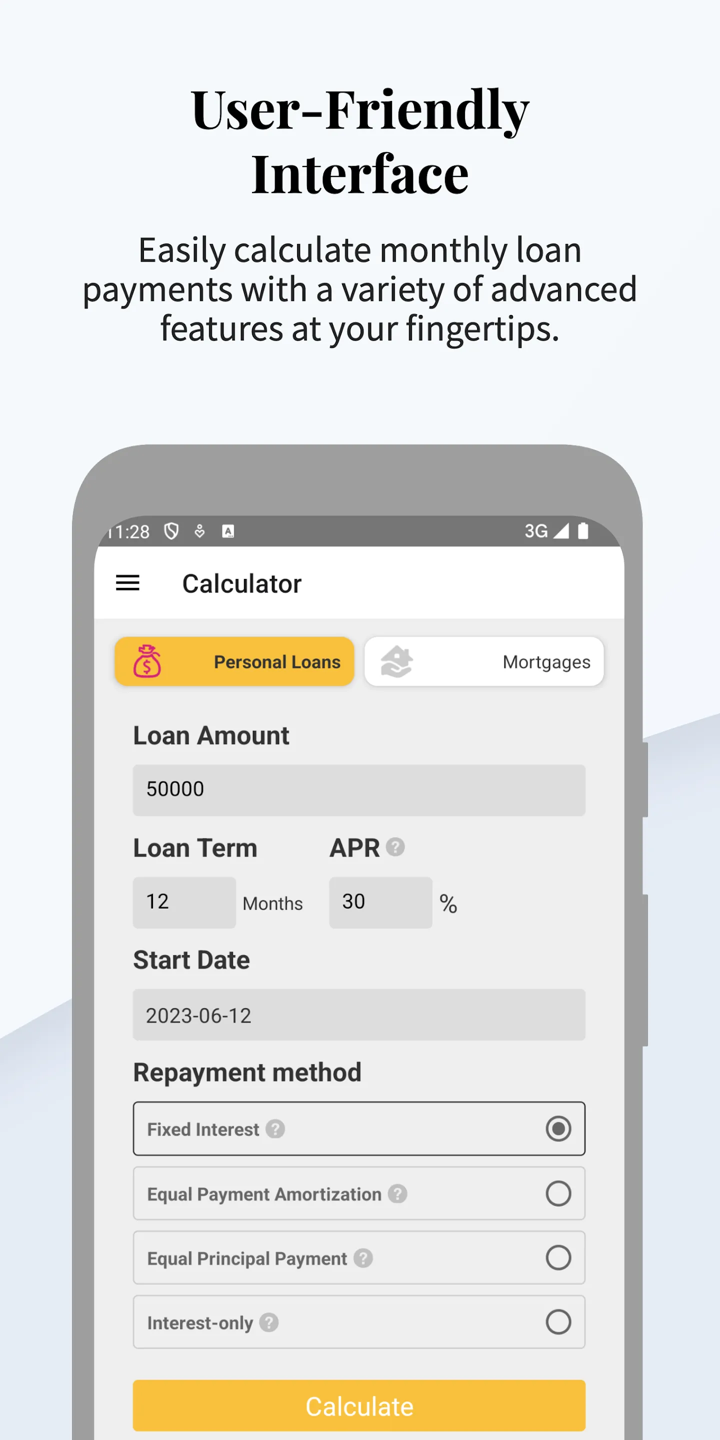 Bear Loan Calculator | Indus Appstore | Screenshot