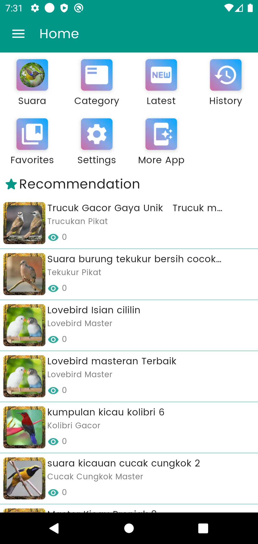 Suara Burung Kolibri Pikat | Indus Appstore | Screenshot