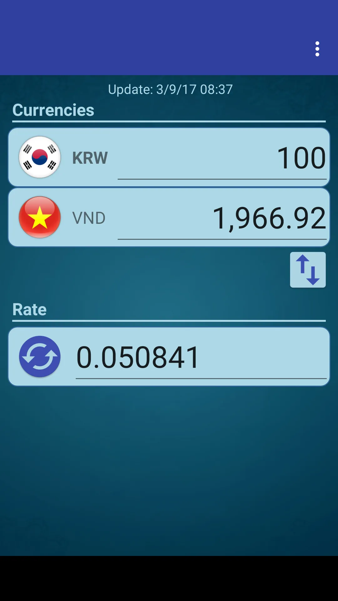 S Korea Won x Vietnamese Dong | Indus Appstore | Screenshot