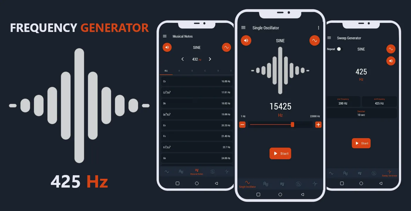 Frequency Generator Hertz | Indus Appstore | Screenshot