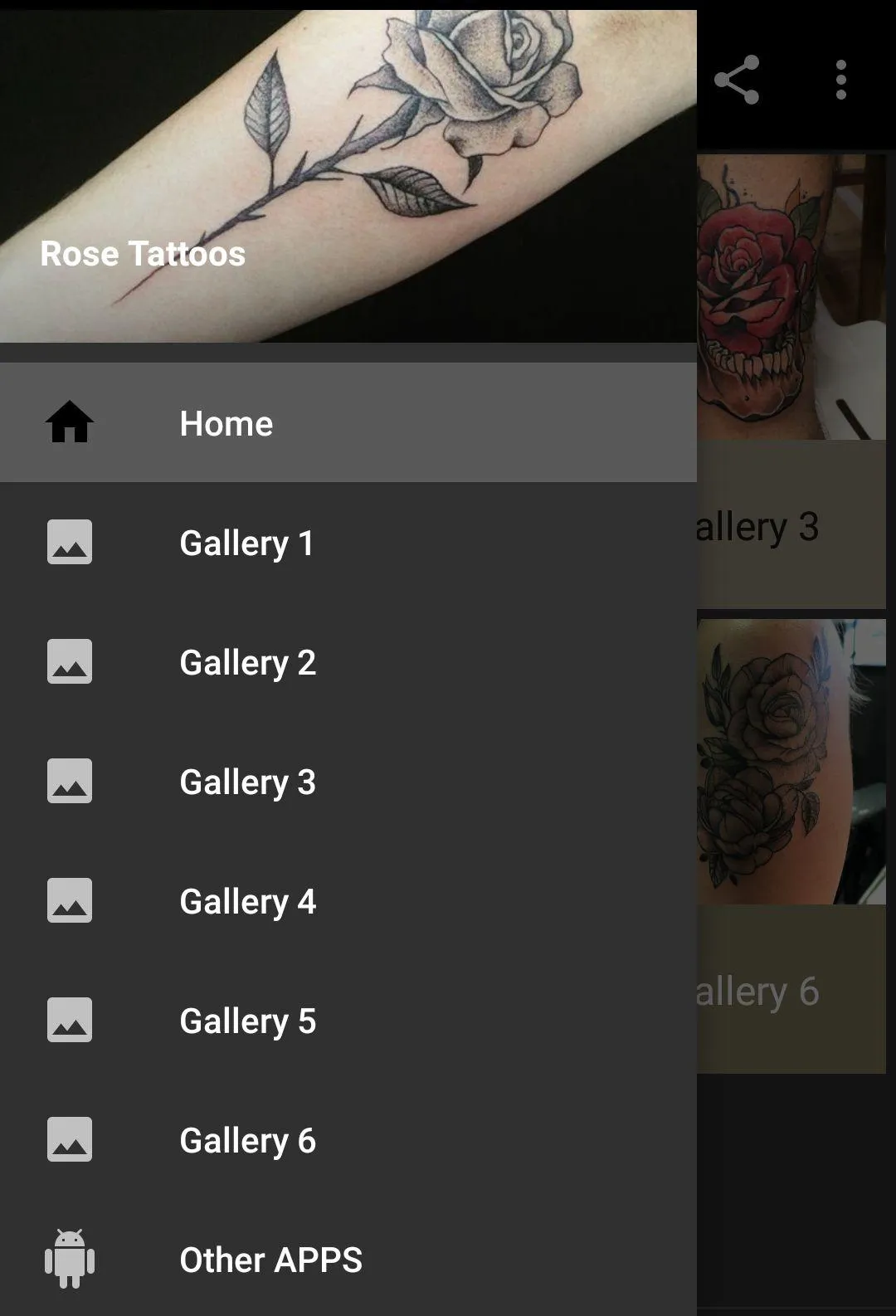 Rose Tattoos | Indus Appstore | Screenshot