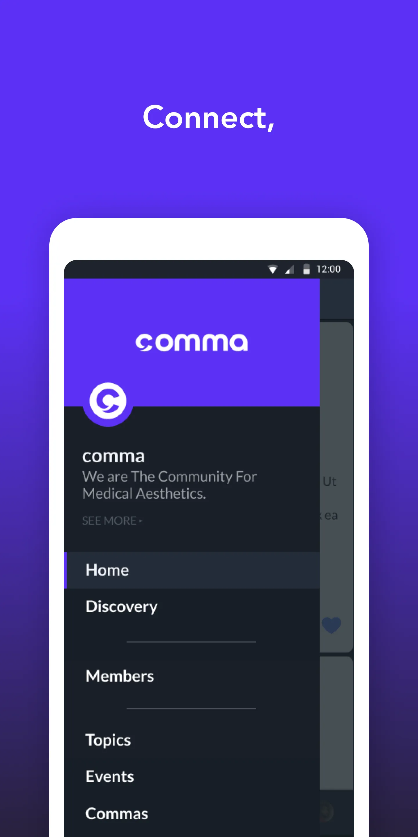 Comma Community | Indus Appstore | Screenshot