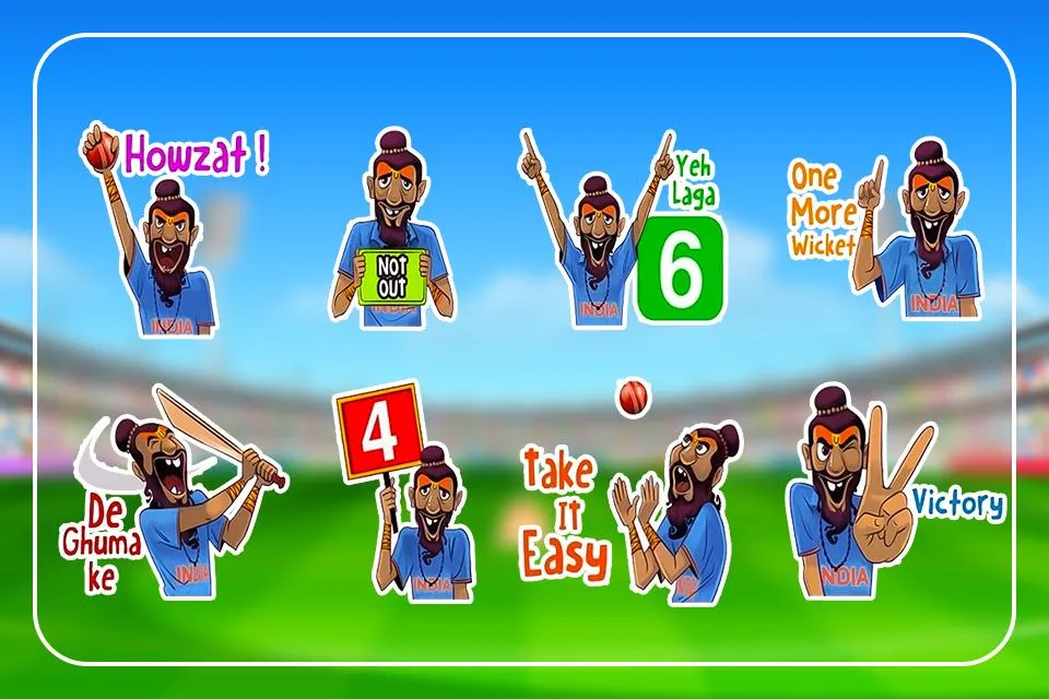 cricket stickers for wa | Indus Appstore | Screenshot