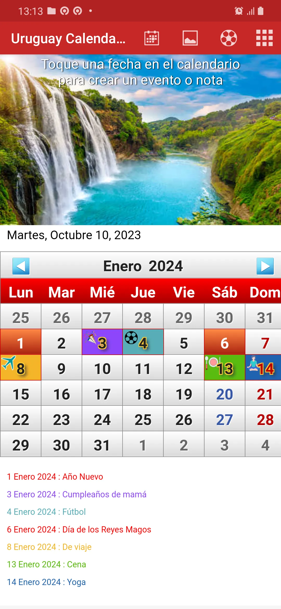 Uruguay Calendario 2024 | Indus Appstore | Screenshot