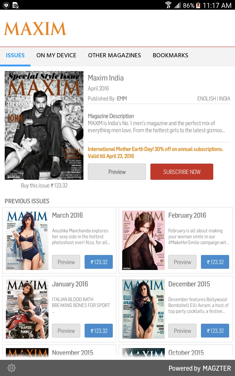 Maxim India | Indus Appstore | Screenshot