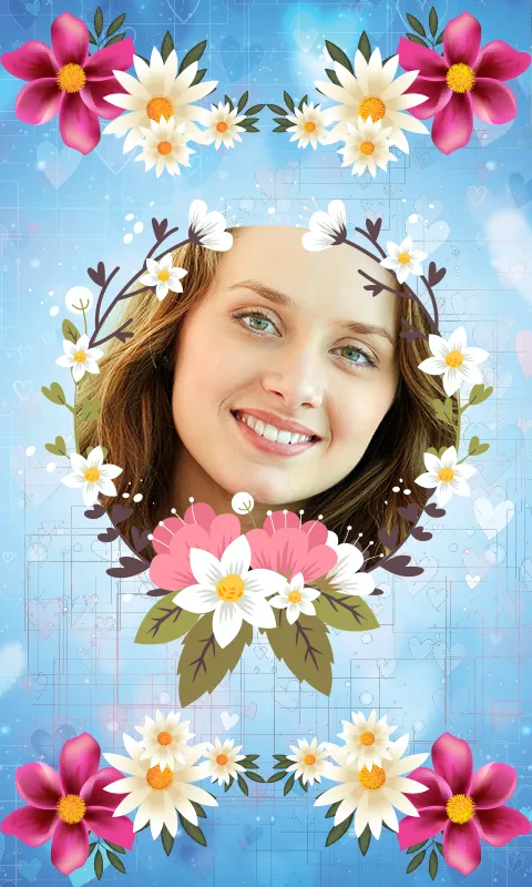 Flower Photo Frames : Insta Dp | Indus Appstore | Screenshot