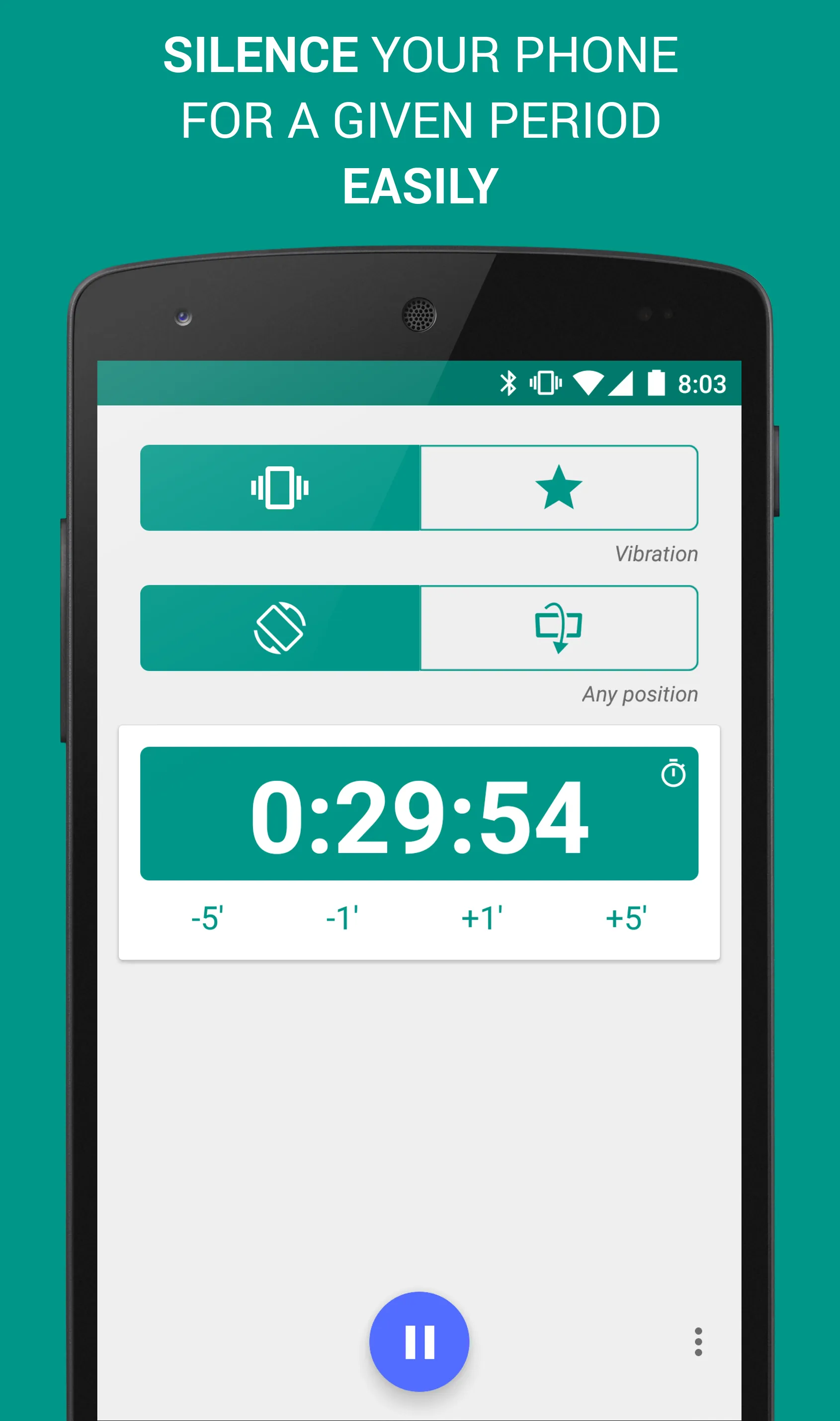 Simple Silent Timer | Indus Appstore | Screenshot