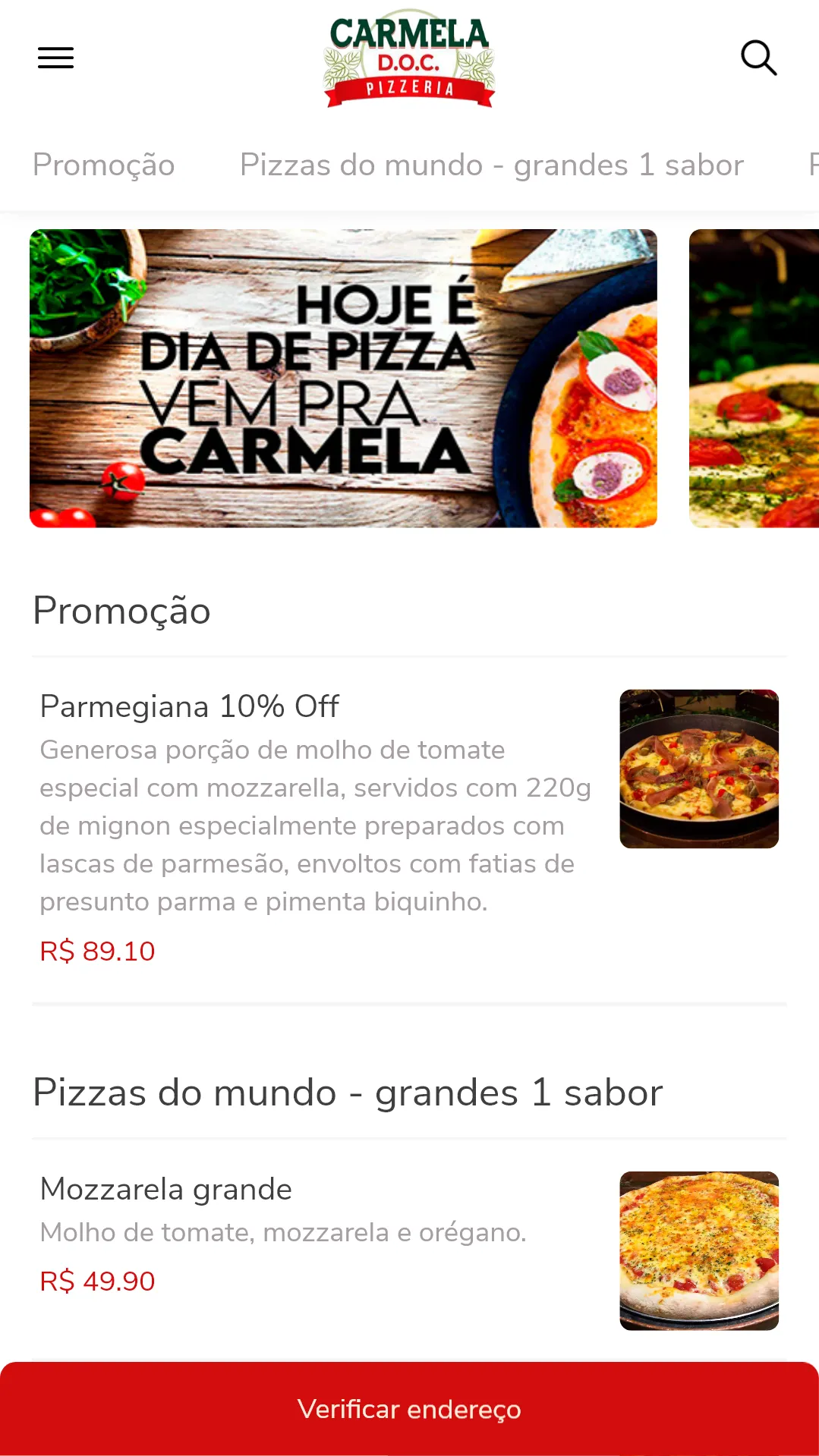 Carmela Pizzeria | Indus Appstore | Screenshot