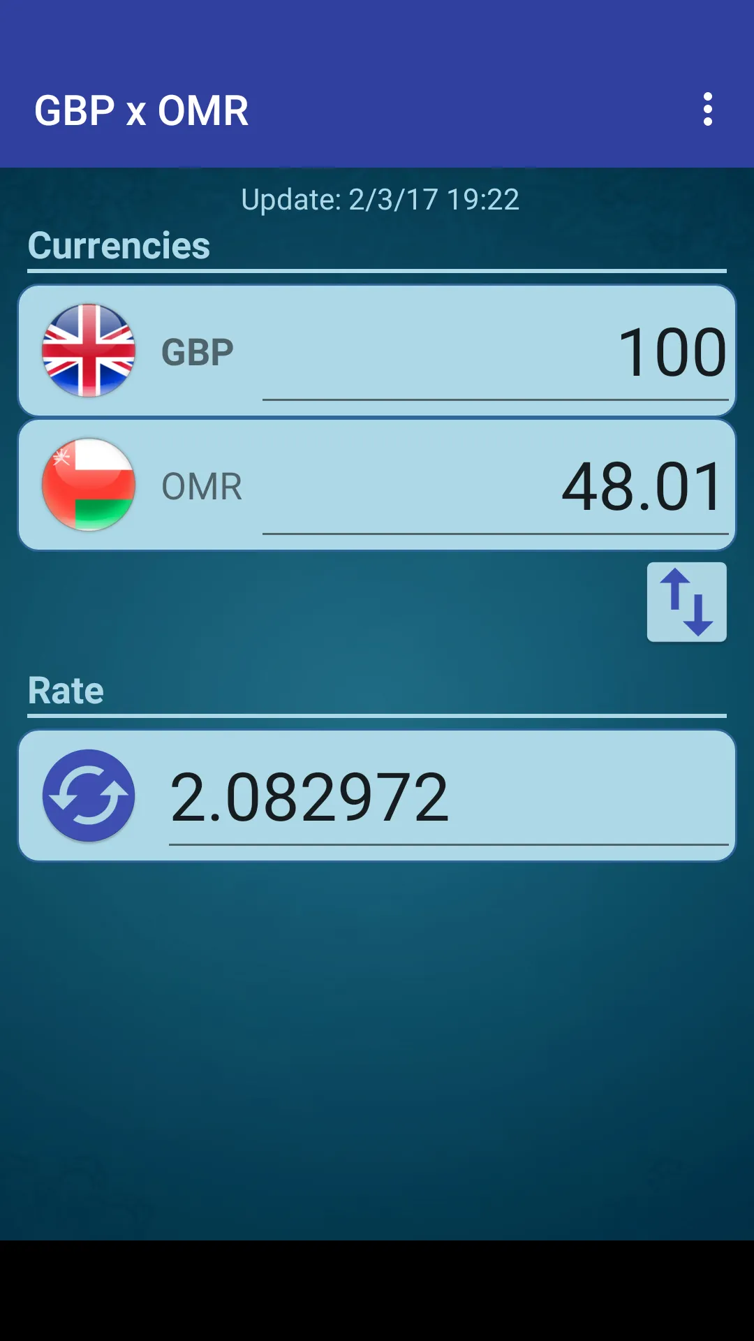 British Pound x Omani Rial | Indus Appstore | Screenshot