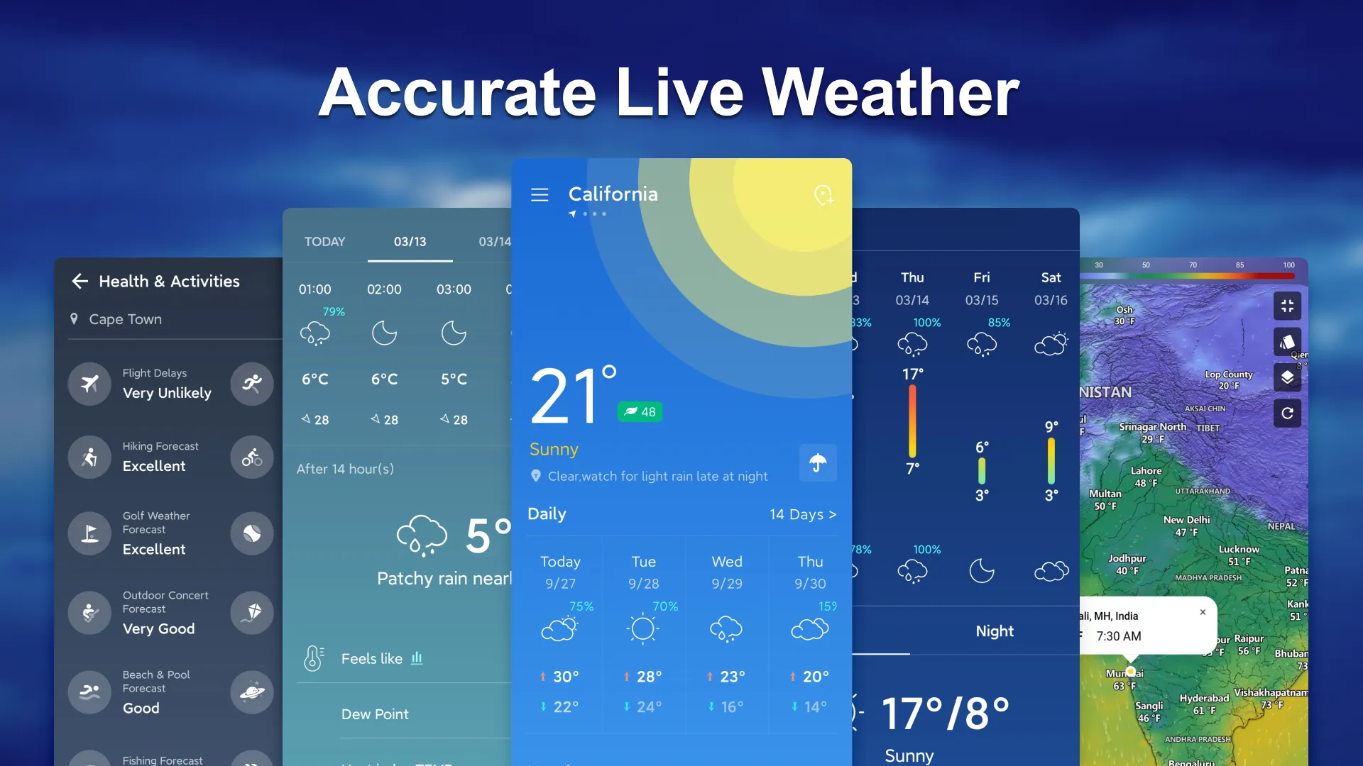 Weather Live: Accurate Weather | Indus Appstore | Screenshot