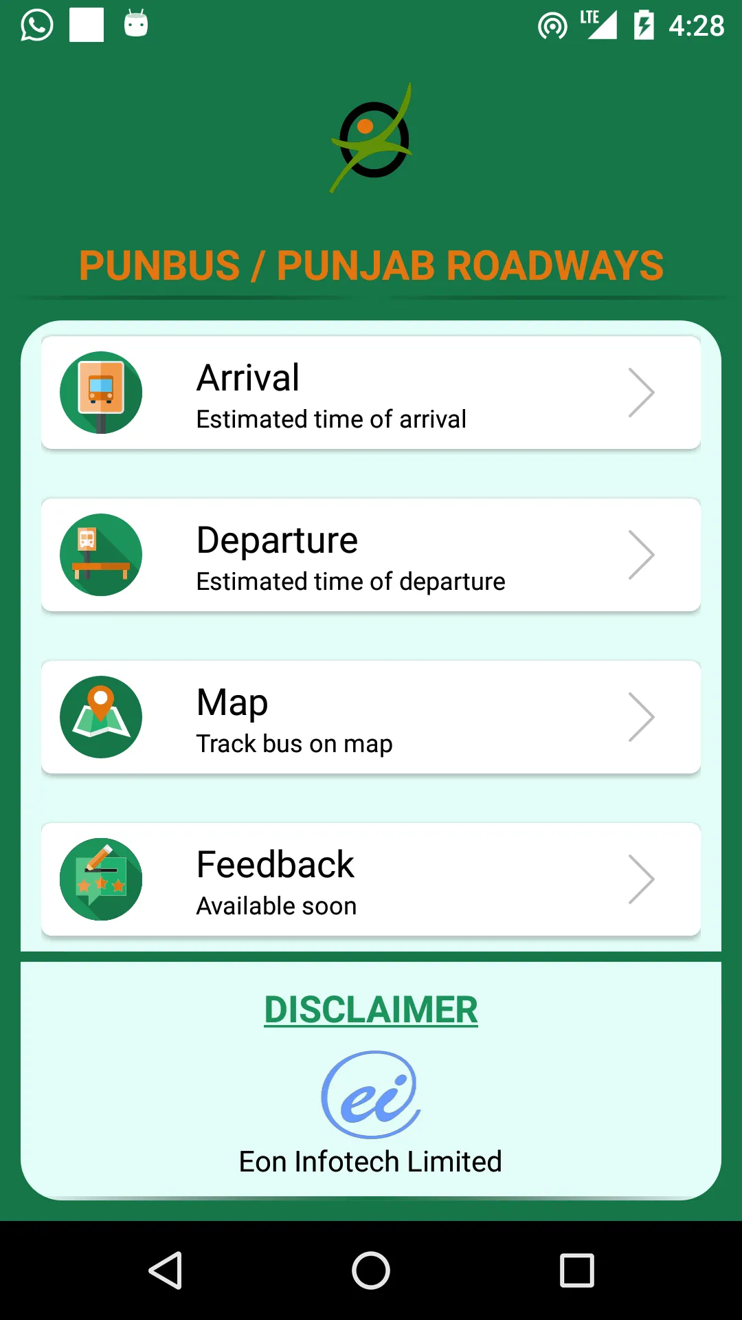 Punbus Tracker | Indus Appstore | Screenshot